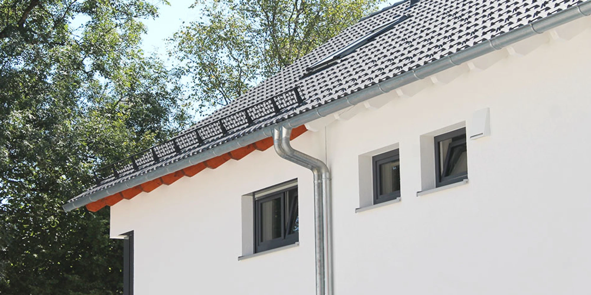 Entwässerungsplan für Haus und Grundstück