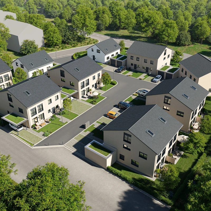 Baugebiet Nittenau Visualisierung