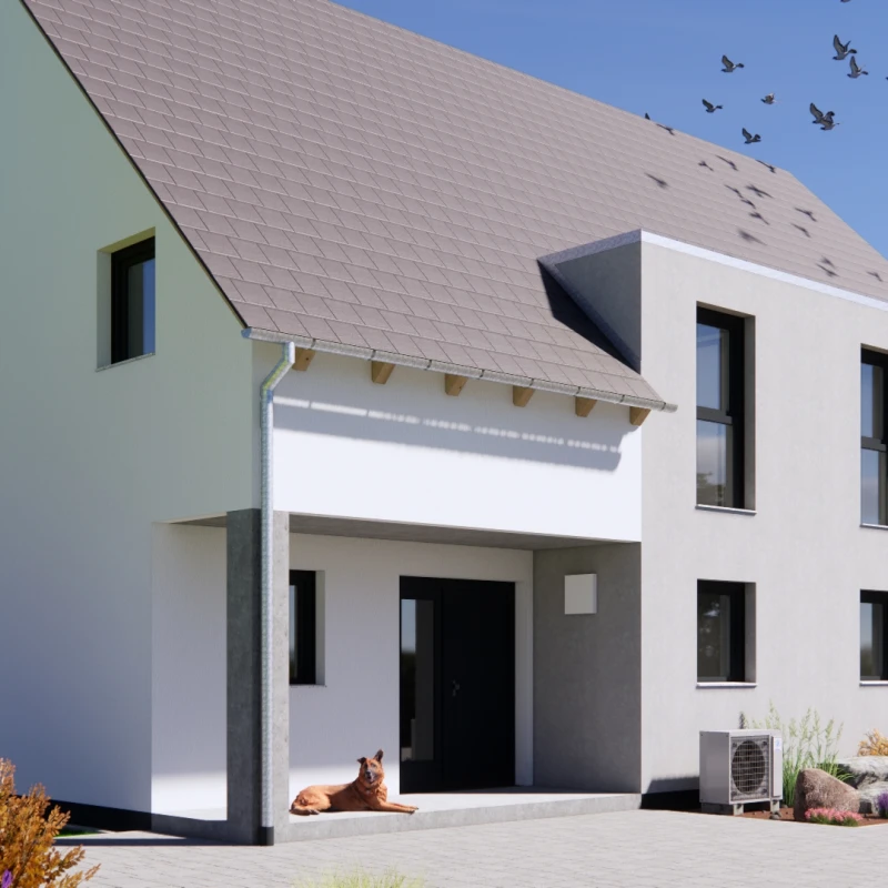 Doppelhaushälfte Visualisierung