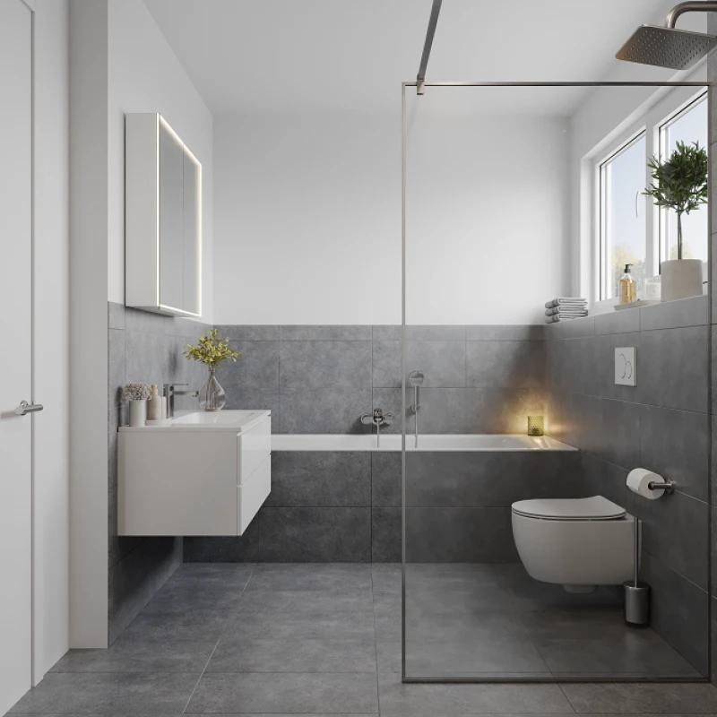 Badezimmer Visualisierung