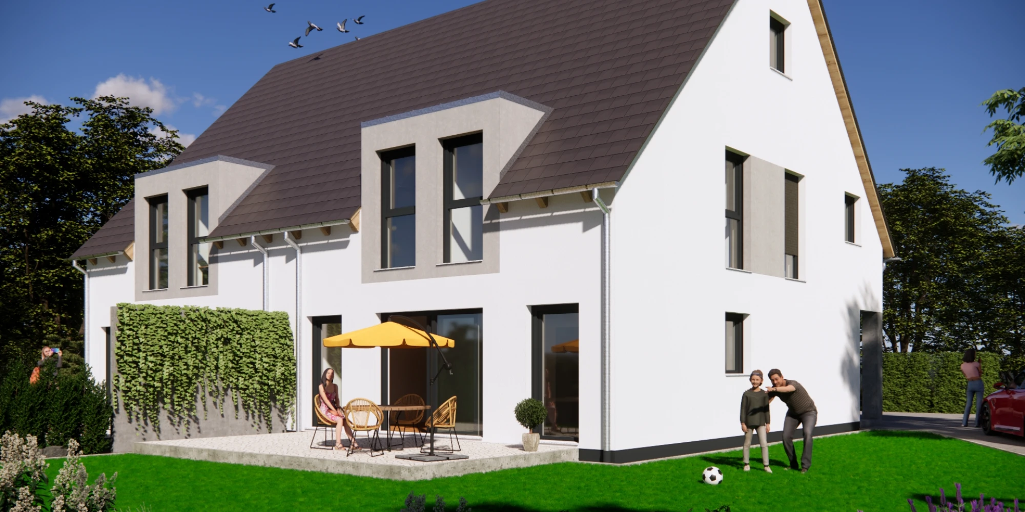 2 Doppelhaushälften in Roßtal