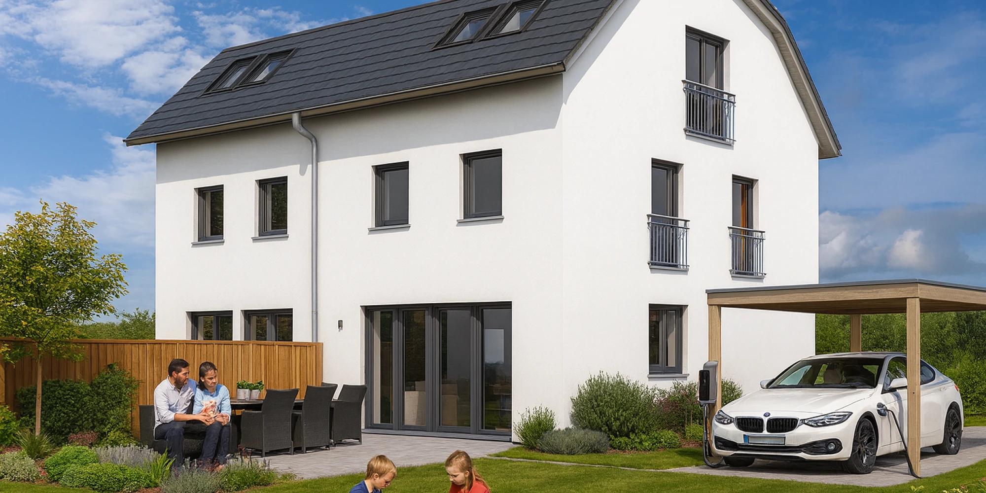 Doppelhaushälfte in Lochhausen