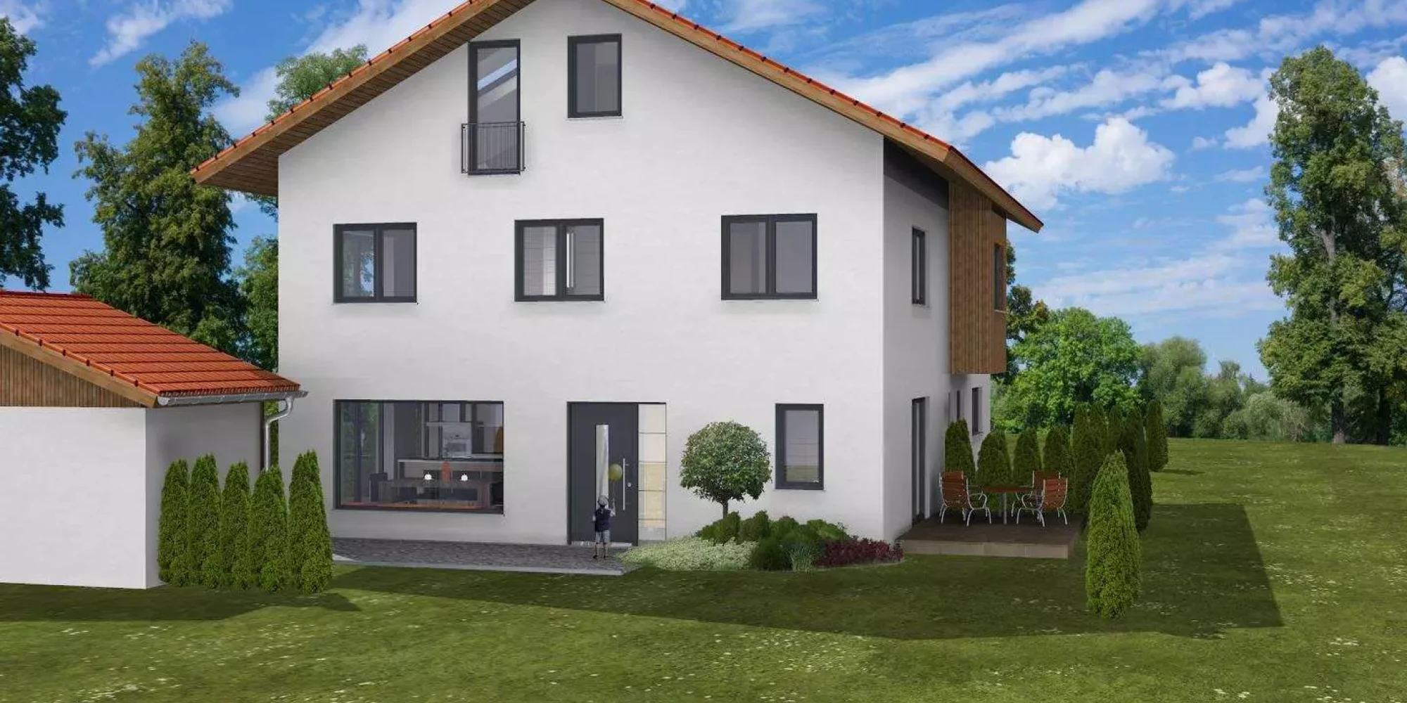 Doppelhaushälfte Visualisierung