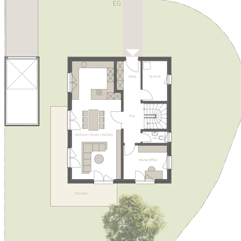 Grundriss Erdgeschoss